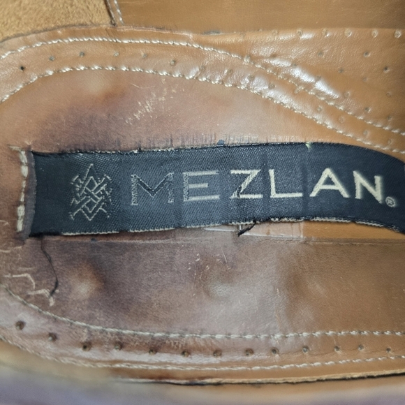 Mezlan Shoes Men 8.5M Andrew Burgundy Cordovan Oxford Calf & Deerskin Leather main image 4